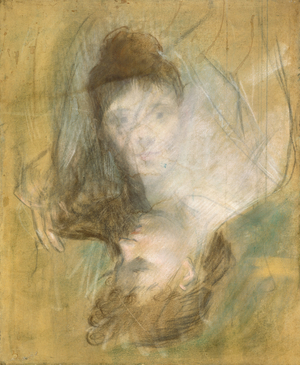 Sketch of a Woman, 1885-1890 (pastel on canvas)