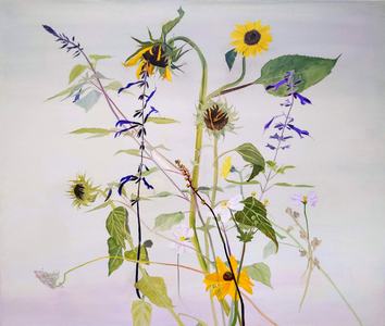 September's Flowers, 2022 (oil on linen)