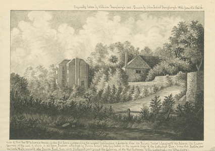 Lichfield Cathedral Close - 'Dr. Falconer's House: pen and ink drawing, 1800 (drawing)