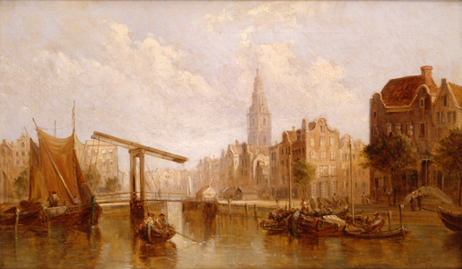 Tower of the Zuiderkerk, Amsterdam, 1879 (oil on canvas)