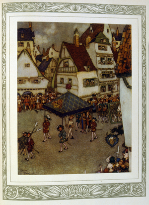 Illustrated French edition of Stories by Hans Christian Anderson, 1938 (lithograph)