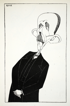 The Marquess of Salisbury, illustration from Eighty Eight Cartoons by Powys Evans, pub. Cayme Press, 1926 (litho)