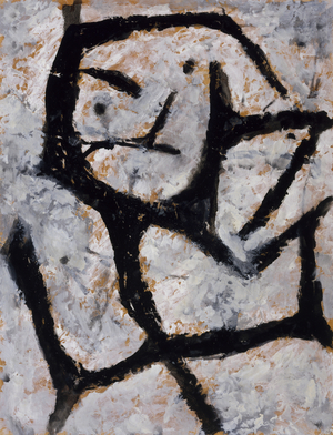 Untitled, c.1950 (gouache on brown paper)