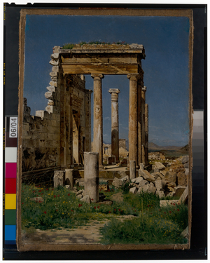 The Roman Forum (oil on canvas)