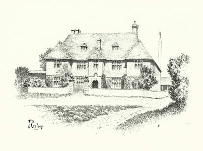 Restrop, near Purton (litho)