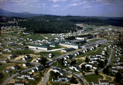 View of the City of Oak Ridge, Tennessee, 1945 (b/w photo)