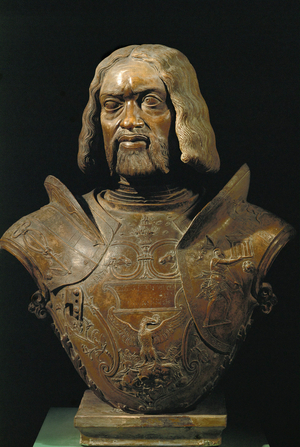 Francesco Gonzaga, Margrave of Mantua and condottiere (terracotta)