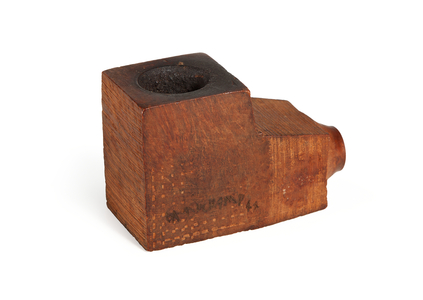Pipe, 1944 (carved briar wood pipe bowl)