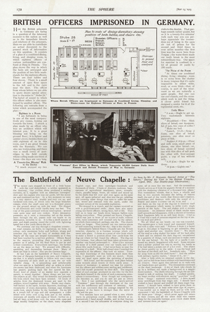 Page from The Sphere, 15 May 1915 (litho)