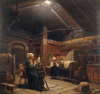 the spinner, 1857 (painting)