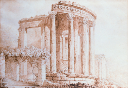 The Temple of Sibyl, Tivoli (w/c)