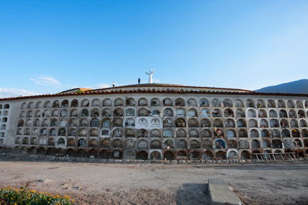 Wall Of Niches Of The Yungay Cemetery (photo)