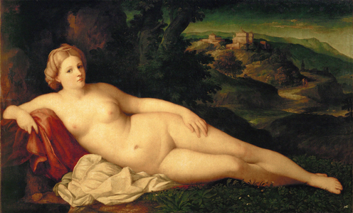 Reclining Venus (oil on canvas)