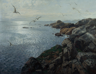 The Outermost Skerry, Munich, 1883 (oil on canvas)