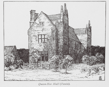Queen-Hoo Hall, Tewin (litho)