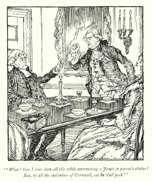 Illustration for The Vicar of Wakefield by Oliver Goldsmith (litho)