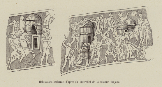 Habitations barbares (engraving)