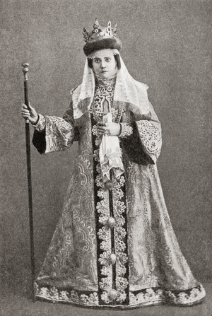 Irina Feodorovna Godunova, later Alexandra, from Hutchinson's History of the Nations, pub.1915