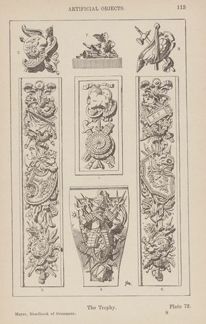 Ornament: Artificial Objects, The Trophy (engraving)