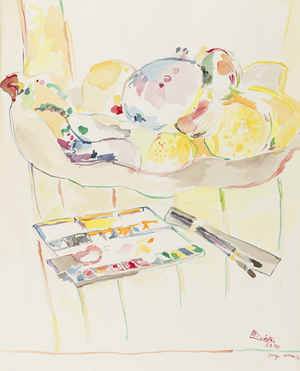 Still-life, 1980 (w/c on paper)