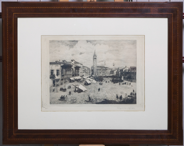 Square and Market (etching)