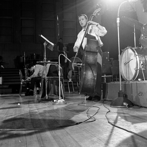 Musicians at the Hamburg jazz workshop, Germany 1960s