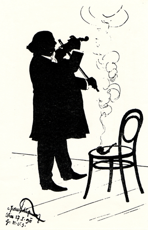 YSAYE Eugene - caricature