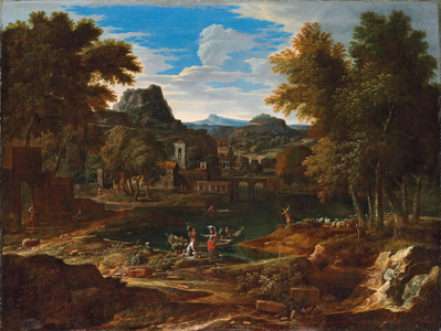 Classical Landscape, c.1644-1736 (oil on canvas)