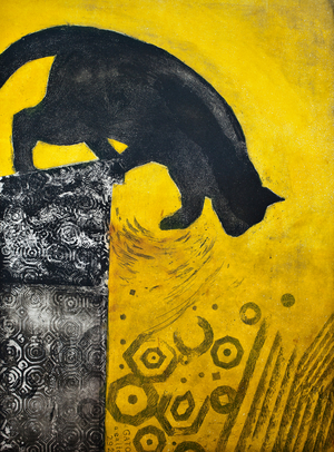 Jump, 2013 (etching)