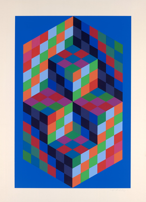 Untitled, c.1970s (colour screenprint)