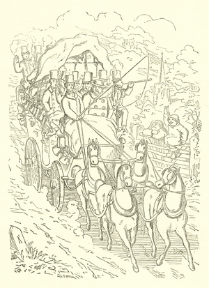On the way to Oxford (engraving)