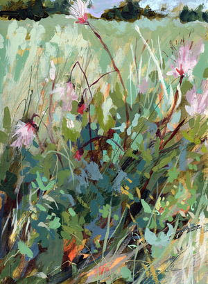 After The Rain I, 2023 (acrylic on paper)