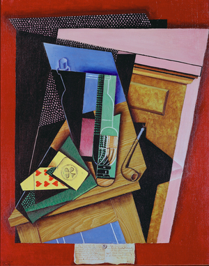 Still Life with a Poem, 1915 (oil on canvas)