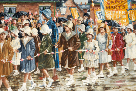 Wet Whit Walk, c.1975-80 (oil on canvas)