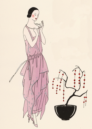 Women's fashion by Madeleine and Madeleine, 1920s (colour litho)
