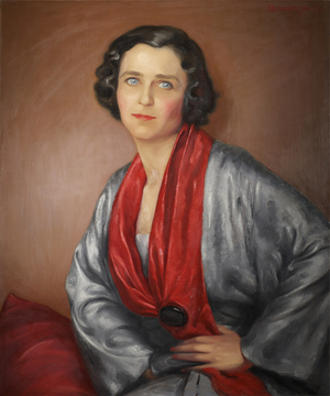 Pamela Ward, 1939 (oil on canvas)