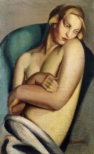 Female Nude,  (oil on canvas)