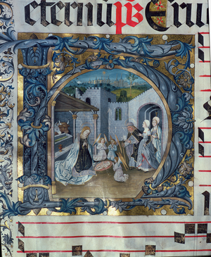 Songbook 5. Drop Cap: Nativity (fol. 139)