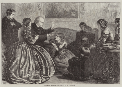 Christmas Story-Telling (engraving)