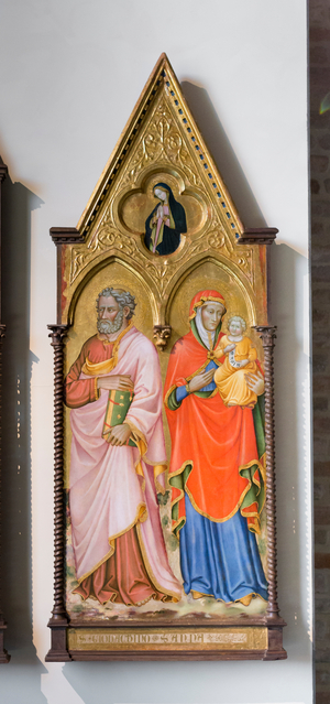 St Joachim and Anna, 1400-20 (tempera and gold leaf on panel)