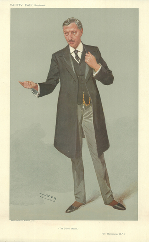 Dr T J Macnamara (colour litho)