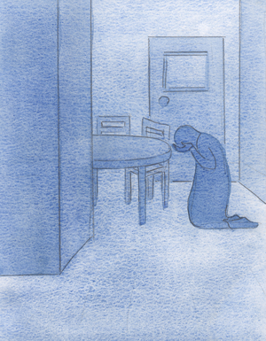 I remember needing courage, and the will to choose what was right, 2000 (w/c on paper)