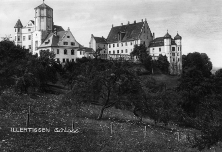 Hotel Bayerischer Hof in Munich, 1850 (b/w photo)