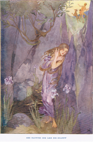 Illustration from 'A Book of Myths', c.1910 (colour litho)