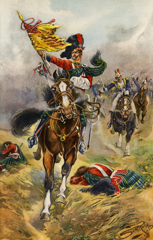 A Race for the Flag (engraving)