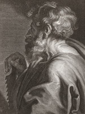 Saint Simon the Zealot. Portrait.