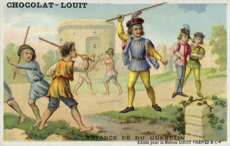 The childhood of Bertrand du Guesclin (chromolitho)