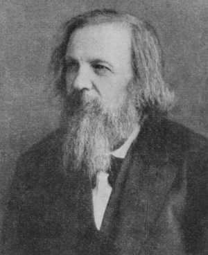 Dmitri Mendeleev (b/w photo)