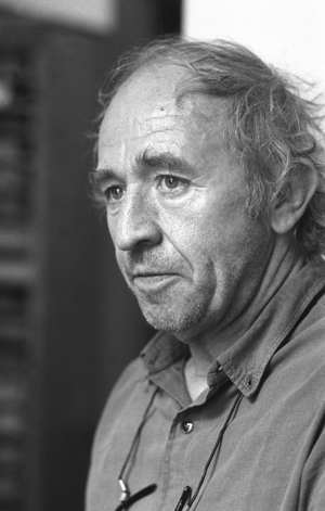 Oslo 1989: Portrait of art painter Jens Johannessen …, 1989 (photo)