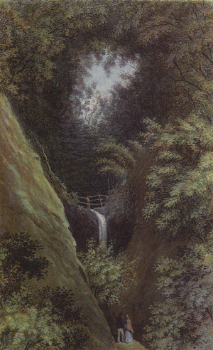 Shanklin Chine (colour litho)